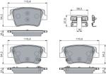 Bosch Set Placute Frana, Frana Disc 0986460151 Hyundai Santa Fe Iv/Santa Fé Iii (0986460151)
