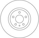 TRW Disc Frana Df4025 Alfa Romeo 147/156