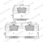 FERODO Set Placute Frana, Frana Disc Fdb5245 Ford Focus Iii