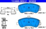 ATE Set Placute Frana, Frana Disc 13.0460-3852.2 Mercedes-Benz Glk-Class