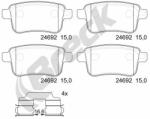 BRECK Set Placute Frana, Frana Disc 246920070400 Mercedes-Benz Citan/Citan Mixto