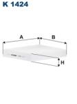 FILTRON Filtru, Aer Habitaclu K1424 Ford Focus Iv/Kuga Iii/Ranger Iv/Tourneo Custom V710