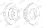JURID Disc Frana 567765J Mercedes-Benz Atego/Atego 2/Atego 3/Tourino