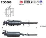 AS Filtru Funingine/Particule, Sist. De Esapament Fd5006 Mazda 6 (FD5006)