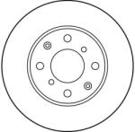 TRW Disc Frana Df1436 Honda Brio/Brio Amaze/Civic V/Civic Vi/Domani/Orthia / Partner