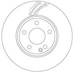 TRW Disc Frana Df6591 Mercedes-Benz A-Class/B-Class/Cla/Cla Shooting Brake/Gla-Class