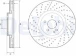 DELPHI Disc Frana Bg9229C Mercedes-Benz A-Class/Cla/Cla Shooting Brake/Gla-Class