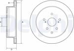 DELPHI Disc Frana Bg4929C Lexus Rx (BG4929C)