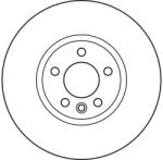 TRW Disc Frana Df6124S Vw Cc B7/Passat Alltrack B7/Passat B7/Passat Cc B6 (DF6124S)