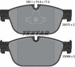 TEXTAR Set Placute Frana, Frana Disc 2507001 Citroën C5 Iii/C6/Ds4/Ds5 Ds Ds 5 (2507001)
