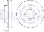 DELPHI Disc Frana Bg3203 Mitsubishi Carisma/Lancer V/Space Star Proton Impian Volvo V40 (BG3203)