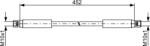 Bosch Furtun Frana 1987481754 Mercedes-Benz G-Class Puch G-Modell (1987481754)