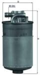 MAHLE Filtru Combustibil Kl154 Audi A4 B5/A4 B6/A4 B7/A6 C5/A8 D2/Allroad C5 (KL154)