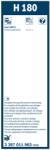 Bosch Lamela Stergator 3397011963 Citroën C3 Iv Fiat Grande Panda Opel Frontera