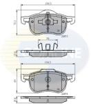 COMLINE Set Placute Frana, Frana Disc Cbp0730 Volvo S60 I/S80 I/V70 Ii