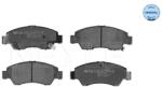 MEYLE Set Placute Frana, Frana Disc Punte Fata 0252169715/W Honda Civic V/Civic Vi/Logo