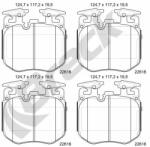 BRECK Set Placute Frana, Frana Disc 226180055100 Bmw 2/3/3 Touring/4/4 Gran/5/5 Touring (226180055100)