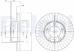 DELPHI Disc Frana Bg9692 Nissan Interstar Opel Movano A Renault Master Ii/Master Pro