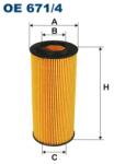 FILTRON Filtru Ulei Oe671/4 Audi A4 B7/A4 B8/A5/A6 C6/A6 C7/A7/A8 D3/A8 D4/Q5/Q7 (OE671/4)