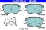 ATE Set Placute Frana, Frana Disc 13.0470-5509.2 Hyundai I30/I30 Kombi Kia Ceed/Xceed (13.0470-5509.2)
