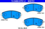 ATE Set Placute Frana, Frana Disc 13.0460-5751.2 Nissan Patrol Gr V (13.0460-5751.2)