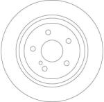 TRW Disc Frana Df4437 Mercedes-Benz S-Class