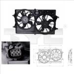 TYC Ventilator, Radiator 810-0016 Ford Focus C-Max/Focus I/Focus Ii