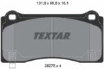 TEXTAR Set Placute Frana, Frana Disc 2627501 Tesla Model 3/Model Y