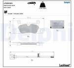 DELPHI Set Placute Frana, Frana Disc Lp5063Ev Audi E-Tron Gt Porsche Taycan (LP5063EV)