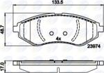 COMLINE Set Placute Frana, Frana Disc Cbp01598 Chevrolet Aveo/Aveo / Kalos Daewoo Kalos