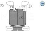 MEYLE Set Placute Frana, Frana Disc Puntea Spate 0252502916/Pd Bmw 1/2/3/3 Gran Turismo