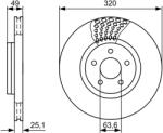 Bosch Disc Frana 0986479660 Ford Focus Iii/Kuga Ii/Transit Connect Ford Australia Kuga