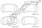 BRECK Set Placute Frana, Frana Disc 251120070310 Nissan Interstar/Nv400 Opel Movano B