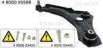 TRISCAN Brat, Suspensie Roata 850025586 Renault Megane Iv/Megane Iv Grand (850025586)