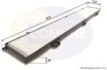 COMLINE Filtru, Aer Habitaclu Ekf107 Alpina B3/D3 Bmw 1/3/X1 (EKF107)