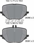 TEXTAR Set Placute Frana, Frana Disc 2639001 Mercedes-Benz Cle/E-Class/E-Class T-Model (2639001)