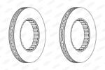 BERAL Disc Frana Bcr348A Renault Trucks C/D/Magnum/Premium 2/T Volvo Fe Ii/Fh/Fh Ii/Fm (BCR348A)
