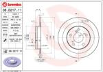 BREMBO Disc Frana 08. D217.11 Honda Civic Ix