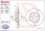 BREMBO Disc Frana 09. C654.11 Mazda 6/Cx-5 Mazda (Changan) Cx-5 Mazda (Faw) 6 Atenza (09.C654.11)