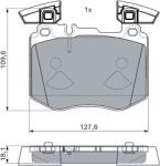 Bosch Set Placute Frana, Frana Disc 0986460102 Mercedes-Benz Glc