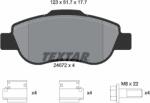TEXTAR Set Placute Frana, Frana Disc 2407201 Fiat Panda