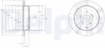 DELPHI Disc Frana Bg4329 Suzuki Grand Vitara Ii (BG4329)