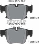 TEXTAR Set Placute Frana, Frana Disc 2680301 Bmw 5/7/X3 Bmw (Brilliance) I5 (2680301)