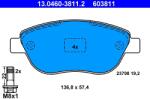 ATE Set Placute Frana, Frana Disc 13.0460-3811.2 Citroën Berlingo / Berlingo First