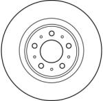 TRW Disc Frana Df4233 Volvo 850/C70 I/S70/V70 I/Xc70 I Cross Country