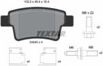 TEXTAR Set Placute Frana, Frana Disc 2454001 Citroën C4 I/C4 Picasso I Peugeot 408 (2454001)