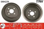 TRW Tambur Frana Db4229 Chevrolet Astra/Corsa/Corsa Pick-Up Holden Combo Opel Combo