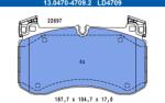 ATE Set Placute Frana, Frana Disc 13.0470-4709.2 Mercedes-Benz Gle/Gls