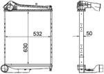 MAHLE Intercooler, Compresor Ci252000P Renault Trucks Midlum