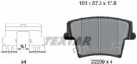 TEXTAR Set Placute Frana, Frana Disc 2220901 Chrysler 300C Dodge Challenger/Charger